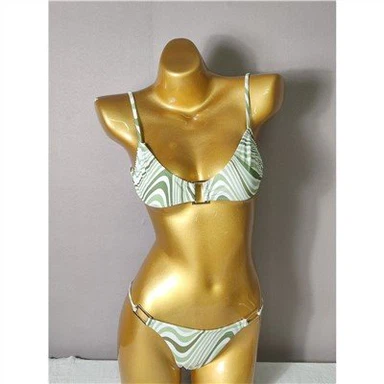 Zigzag Stitch Seamless Sunflower Bathing Suit