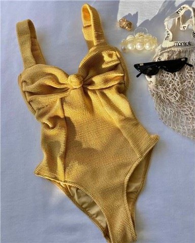 Rib One Piece Swimsuit High Quality Rib Swimwear