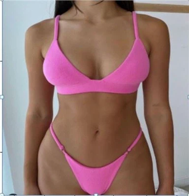 Terry Fabric Swimsuit High Leg Swimwear OEM Custom Swimwear Low MOQ